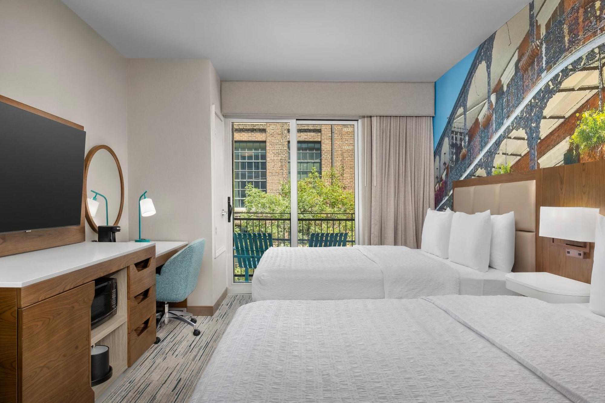 Queen Room Two Queen Beds Balcony Hearing Accessible