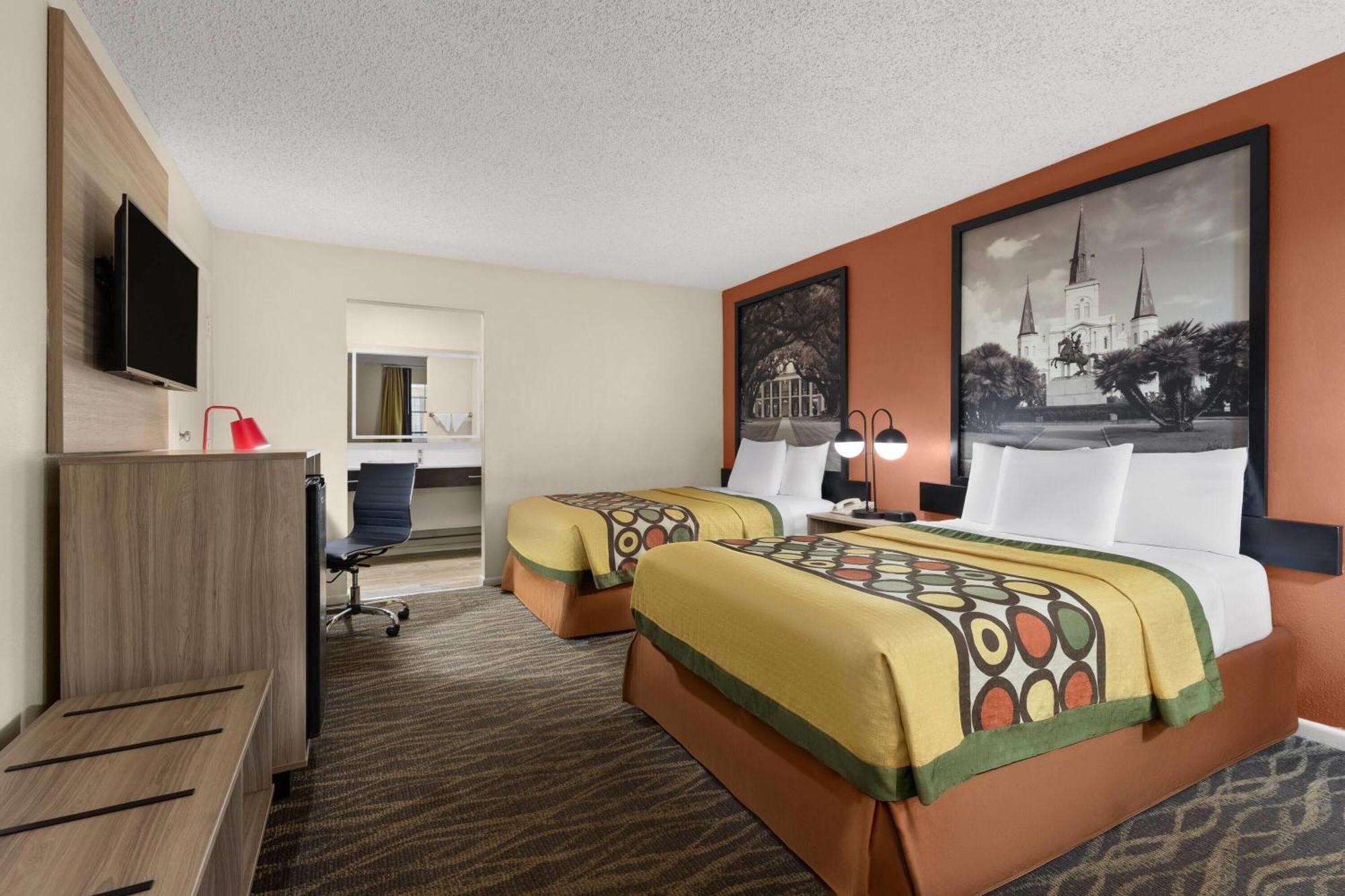 Room Two Double Beds Non-Smoking